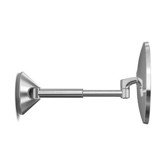 Simplehuman Wall Mount Sensor Mirror, 5x Magnification, Brushed Stainless Steel - Picture 2 of 11